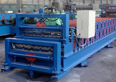 Chiny 380V Double Layer Roll Forming Machine, Maszyna do formowania taśm dachowych dostawca