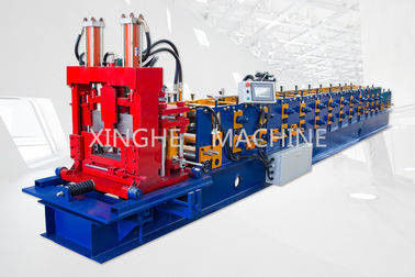 Chiny Łatwa instalacja Maszyna do formowania taśmą Purlin z maszyną do frezowania 9,0 tony dostawca