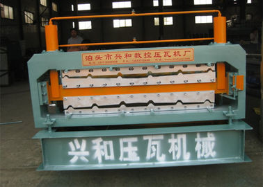 Chiny Automatyczna maszyna do formowania walców z podwójną pokrywą do wytwarzania panelu dachowego stalowego dostawca