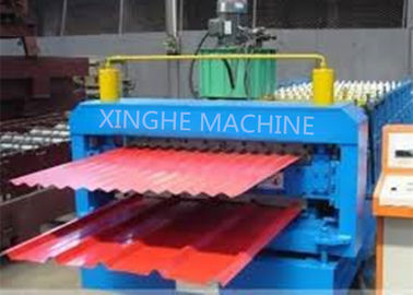 Chiny Galwanizowana metalowa dwuwarstwowa blacha dachowa Maszyna do formowania rolek / Rolka Dawna maszyna dostawca
