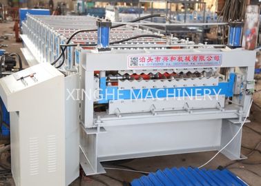 Chiny Maszyna do formowania rolek z blachy falistej, dwuwarstwowa blacha dachowa Aluzinc do formowania rolek dostawca