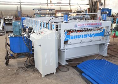 Chiny PLC Automatyczna maszyna do formowania dachów cynkowych / Maszyna do produkcji blach dachowych falistych dostawca