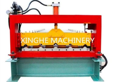 Chiny PLC Automatyczna maszyna do formowania zwojami z podwójną warstwą dwuwarstwową / Maszyna do formowania paneli dachowych dostawca