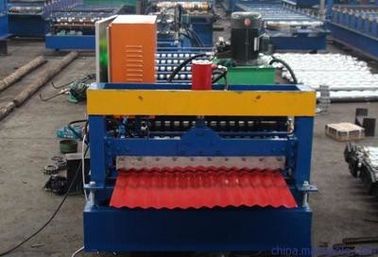 Chiny Metal Zinc IBR Profile Automatyczne maszyny do formowania walcowego 7600 * 1300 * 1500 mm Rozmiar dostawca