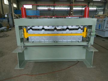 Chiny Dwuwarstwowe metalowe dachy Falistej blachy stalowej Panele rolki maszyny do formowania dostawca